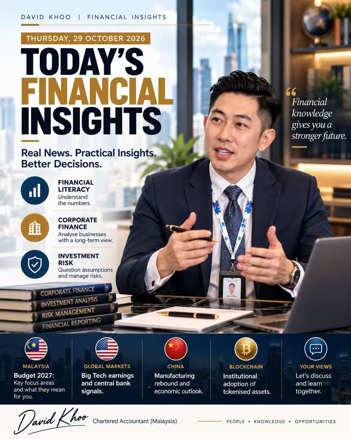 Today's Financial Insights — David Khoo